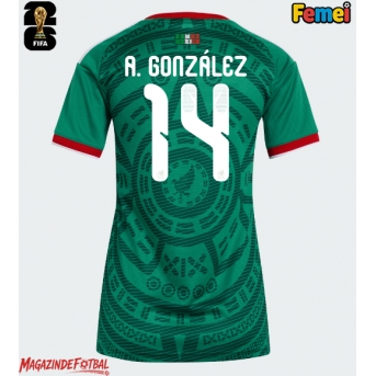 Mexic Armando Gonzalez #14 Echipament de Fotbal Replică Mondial 2026 Femei Acasa